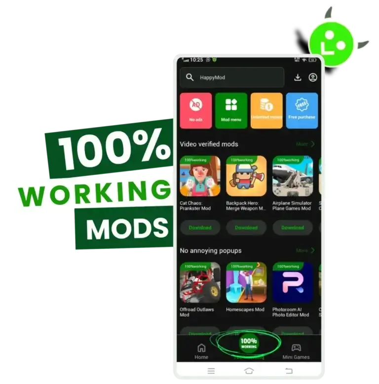 100% working MODs