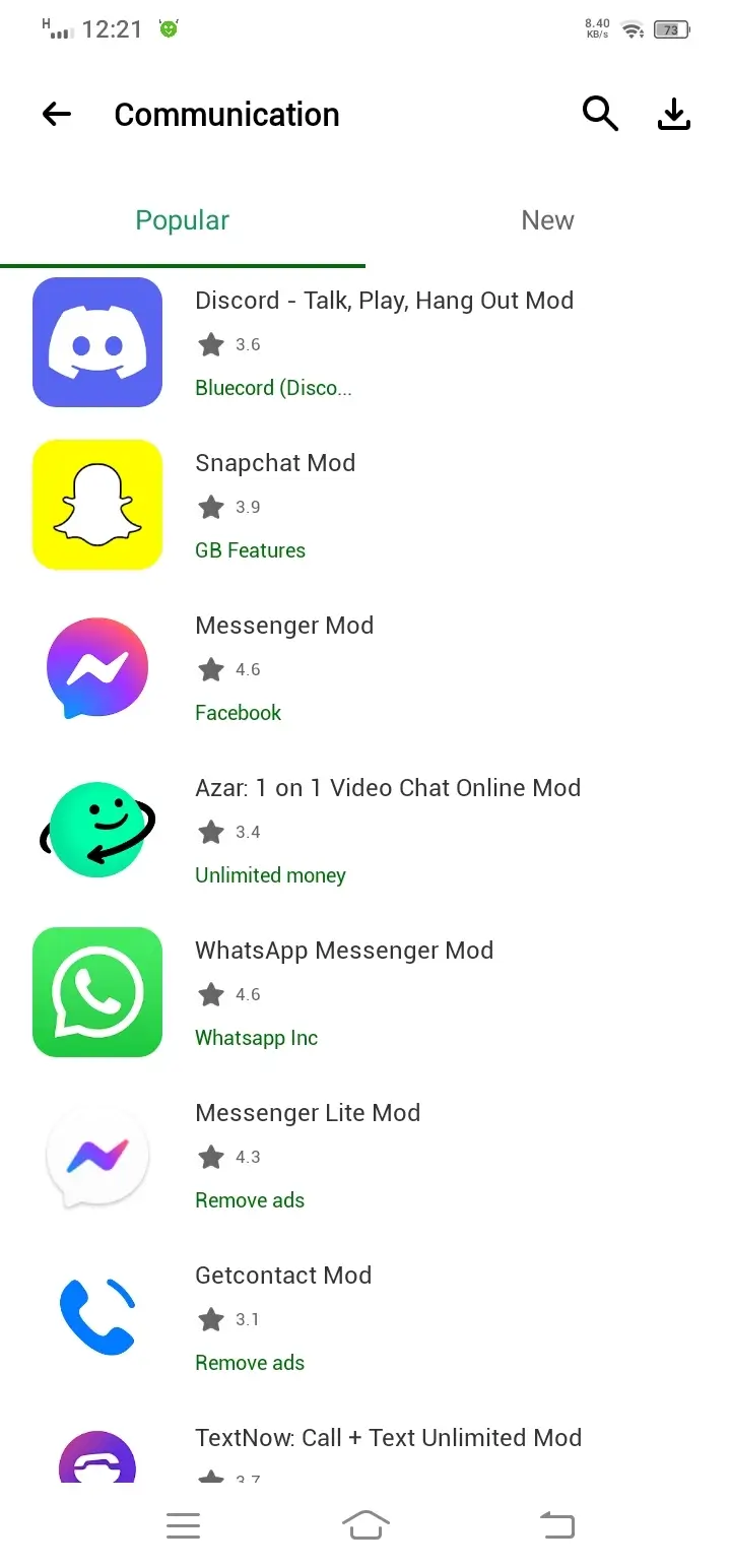 Communication Popular