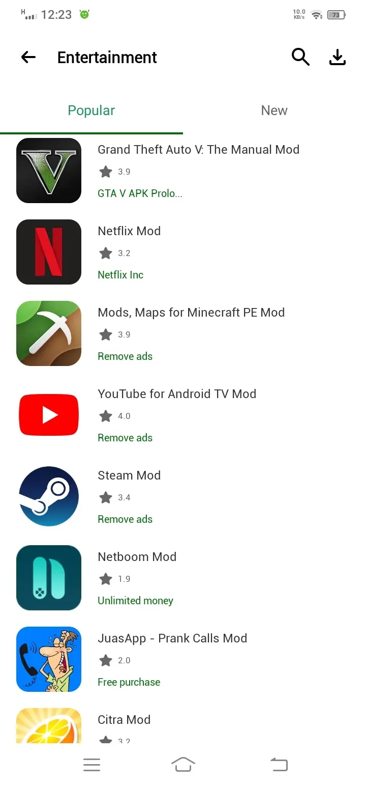 Entertainment Popular