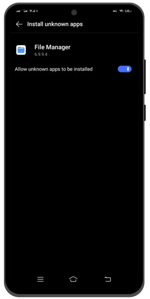 Filemanager unknown resources enabled