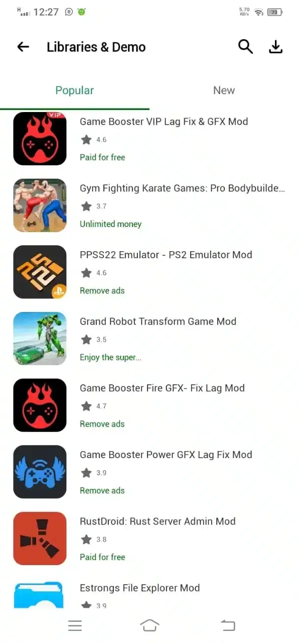 Libraries & Demo Popular