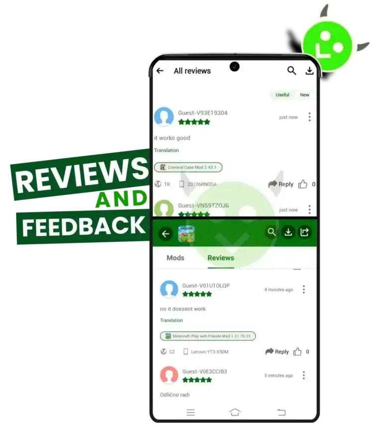 Reviews & Feedback