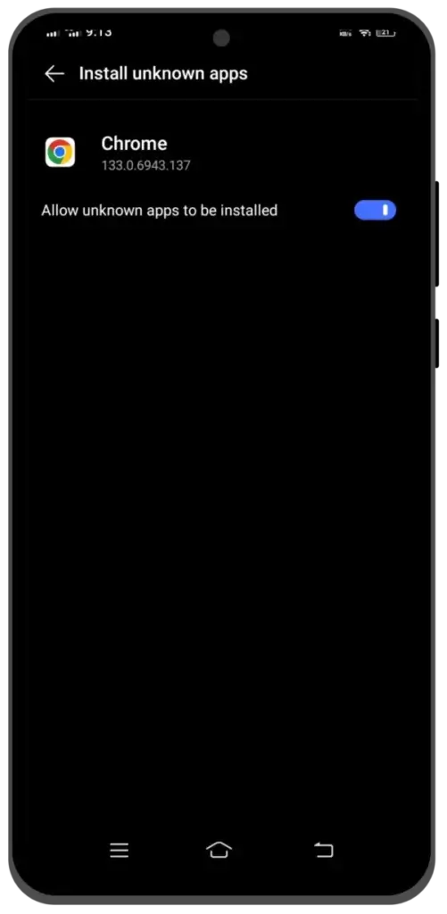 chrome unknown resources enabled