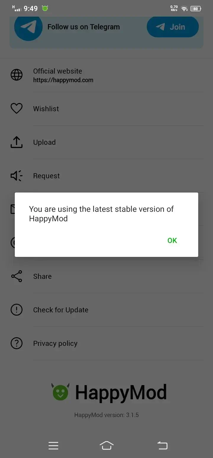 updating happymod to latest